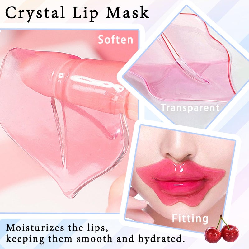 PPPanYiDi 30PCS Moisturizing Lip Masks Set, Overnight Bulk Lip Patches, Long-lasting Hydrating Sleeping Lip Plumping Masks for Women - Image 3