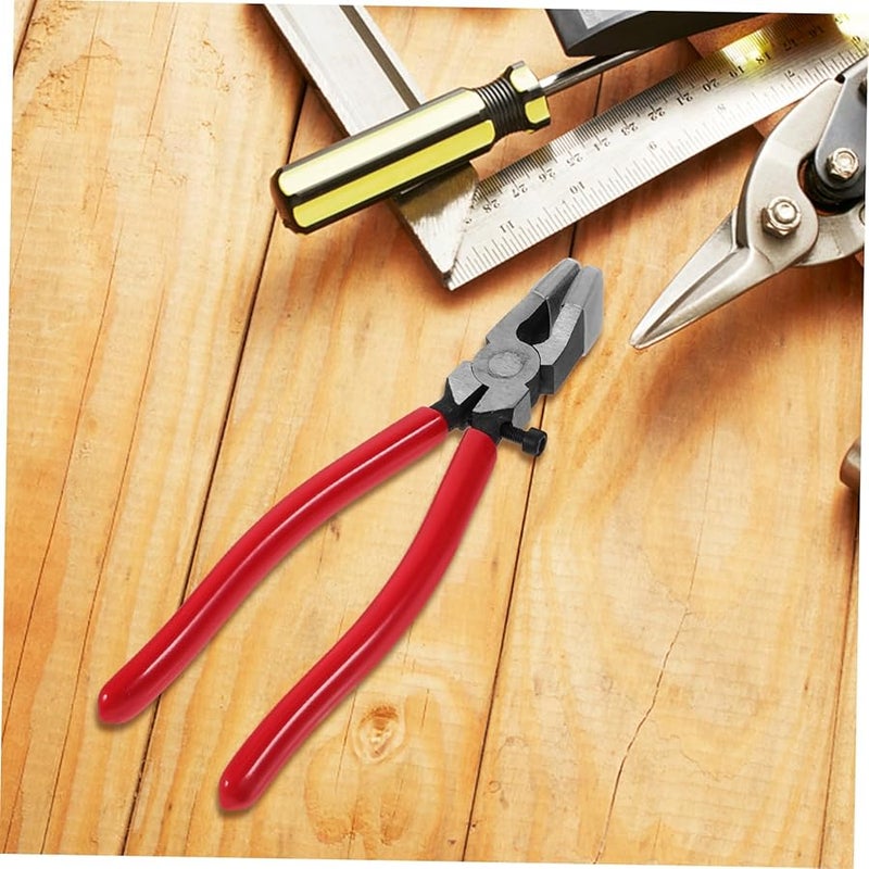 Heavy Duty Glass Breaker Pliers Precision Tool For Stained Glass Cutting Mosaics And Blowing Kit - Image 3