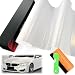 EZAUTO WRAP 1FTx5FT PET Marble Pearl Matte White Gold Vinyl Wrap Auto Car Sticker Decal Film Sheet Bubble Free Air Release Technology with Tool Set - Image 2