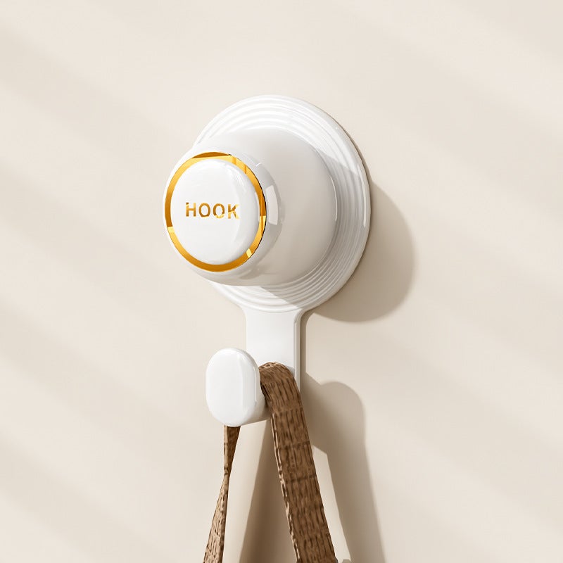 Seamless Adhesive Wall Hooks for Home Storage White 