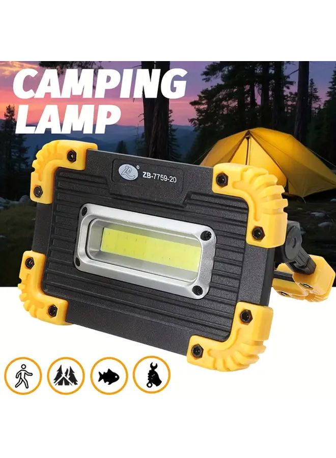 USB Rechargeable Handheld Lamp 3 Lighting Modes Adjustable Angle COB Floodlight - Image 2