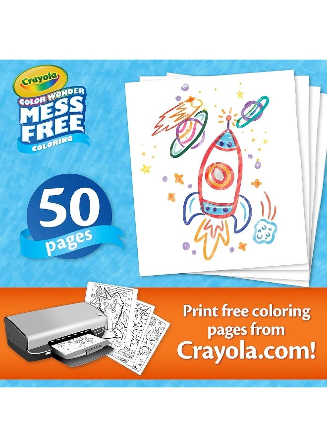 Crayola Wonder Blank Coloring Pages, 50 Count - Image 4