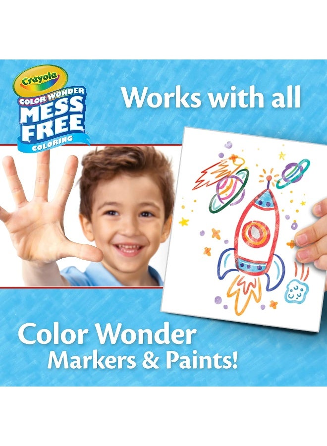 Crayola Wonder Blank Coloring Pages, 50 Count - Image 2