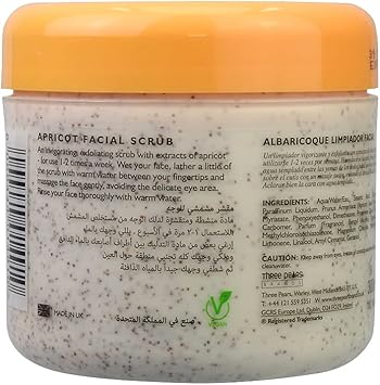 Cyclax Nature Pure Apricot Facial Scrub 300ml Pack of 3 - Image 2