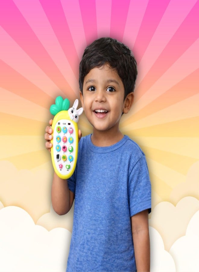 WishLuck Interactive Mobile Phone Toy for Kids with Lights & Sounds | Learning Toy for Toddlers to Learn Numbers, Music, Buttons & Early Skills - Image 1