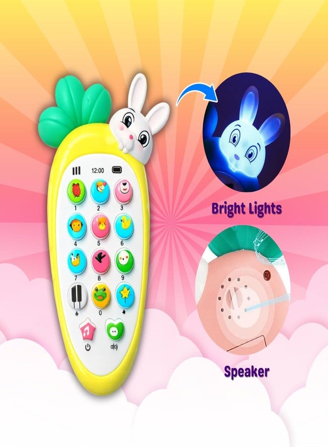 WishLuck Interactive Mobile Phone Toy for Kids with Lights & Sounds | Learning Toy for Toddlers to Learn Numbers, Music, Buttons & Early Skills - Image 4