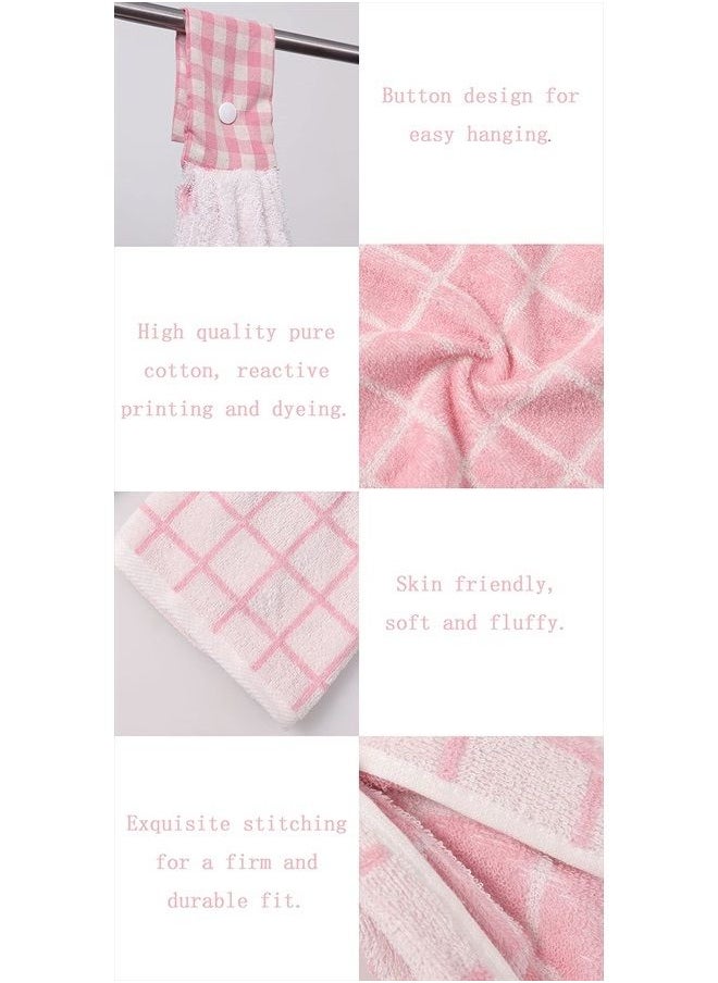 Vimeet - 2 Pcs Kitchen Cotton Classical Striped Towel/Absorbent Towel/Hanging Towel/Hand Towel - Image 1