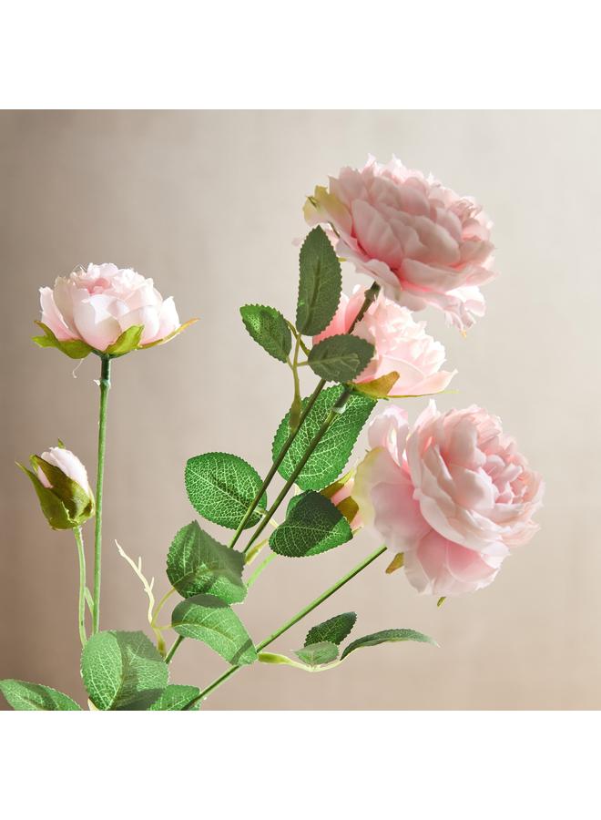SIERA Rose Spray With 3 Flowers 62 Cm - Image 3
