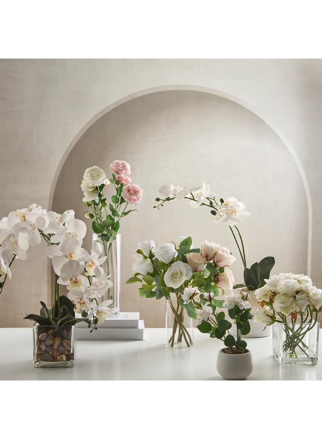 SIERA Rose Spray With 3 Flowers 62 Cm - Image 4