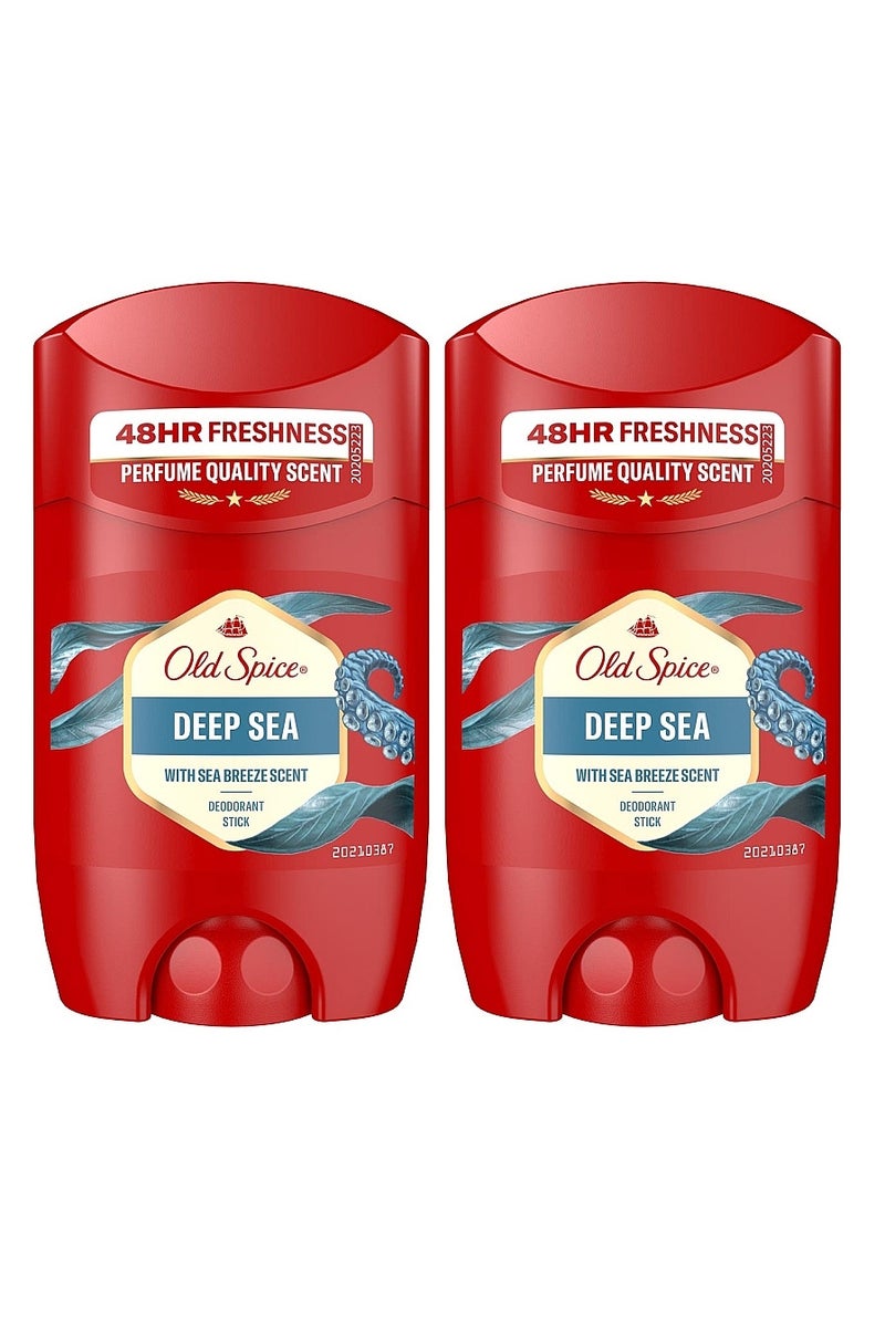 أولد سبايس عبوتين من ستيك مزيل العرق ديب سي للرجال من اولد سبايس 50 مل - Image 1