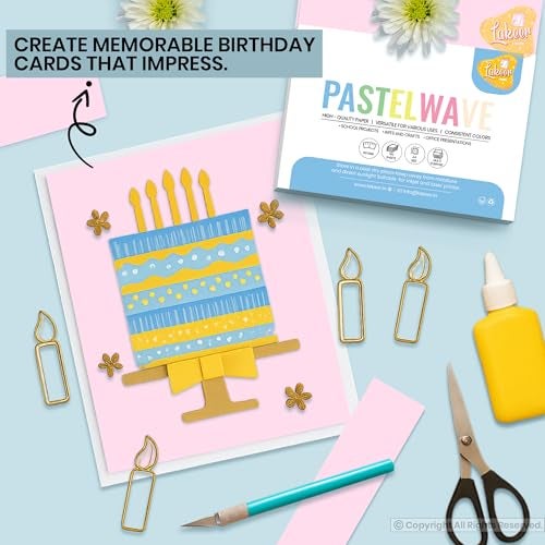 Lakeer A4 Pastel Color Paper- Pastel Pink Colour, Pack of 100 Sheets | 80 GSM Thick for Arts and Crafts, Printing, DIY Projects, Etc - Image 5