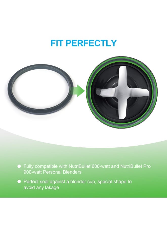 Peachjoy 3pcs Premium Gasket Replacement Parts and Accessories for Nutribullet 900 Series Blender 600W and 900W, Rubber Seal Rings Compatible with Nutribullet Pro 900 - Image 3