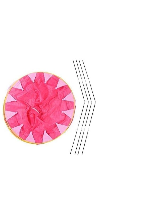 بلومنغ تايم خيمة منبثقة على شكل قلعة الأميرة الوردية للعب السحري في الأماكن المغلقة - Image 4