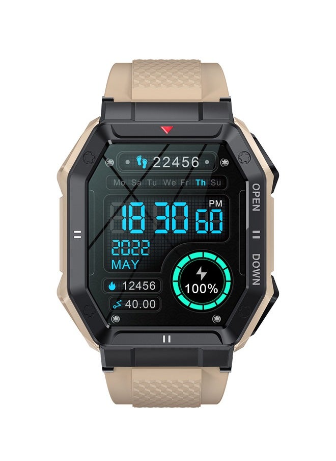 RollsTimi  Men's smart watch 1.85"IPS full touch screen sports fitness tracker heart rate blood pressure sleep monitor  - Image 1