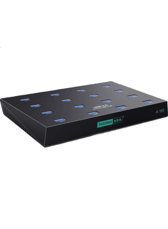 Sipolar Usb3.0 Hub Expander Dock High Speed 16 Port Industrial Grade Splitter A-163 (1.4M) Hub Mobile Phone Computer Tablet One Drag Multi Converter Charging With Power - Image 3