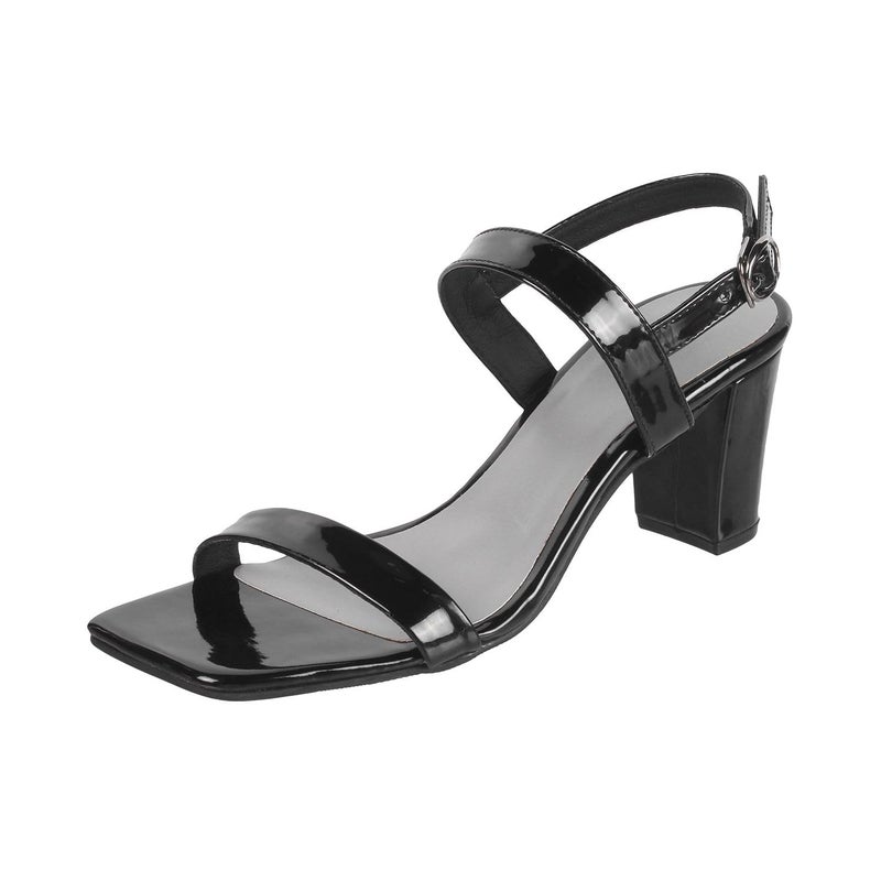 Metro Women Black Block Heel Fashion Sandal UK/5 EU/38 (40-134) - Image 5