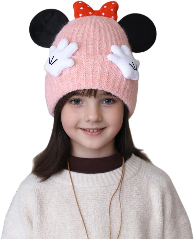 leomoste Baby Beanie Hat Cute Antlers Reindeer Crochet Knitted Hat Winter Warm Cap for Toddler Boys Girls - Image 4