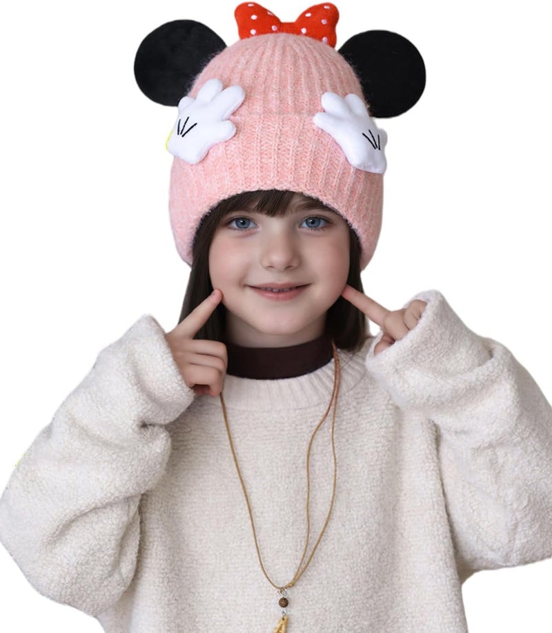 leomoste Baby Beanie Hat Cute Antlers Reindeer Crochet Knitted Hat Winter Warm Cap for Toddler Boys Girls - Image 3