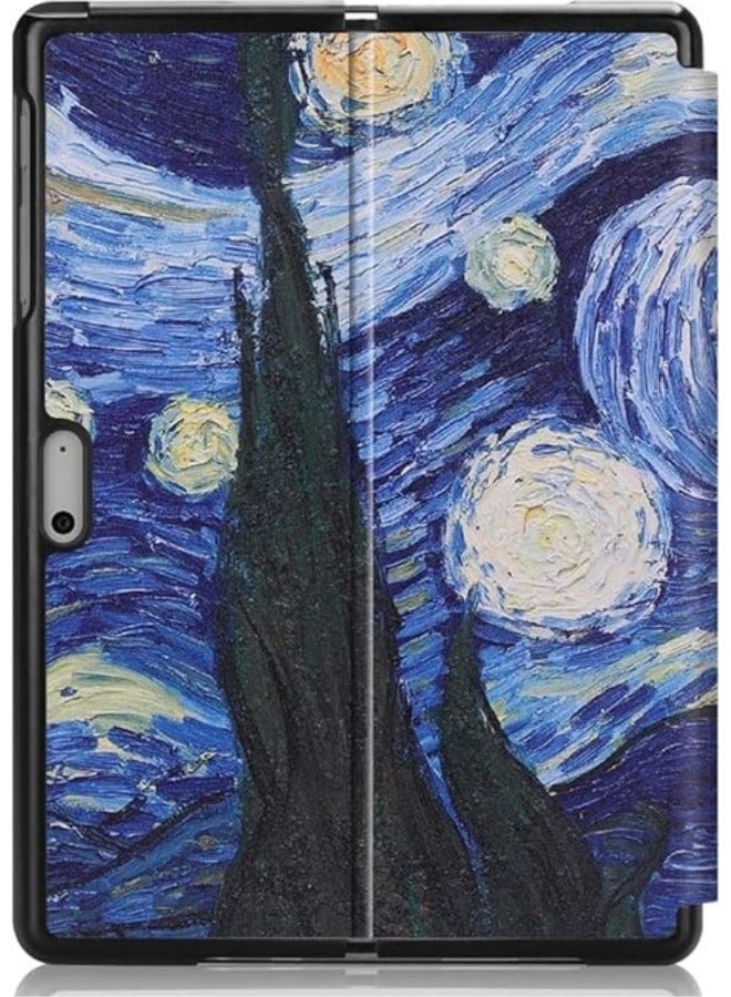 عام غطاء متوافق مع Surface Go 4 2023 / Go 3 2021 / Go 2 2020 / Go 2018، غطاء جلدي مريح ، يوفر حاملة القلم ، وتصميم رفيع وانيق. - Image 4