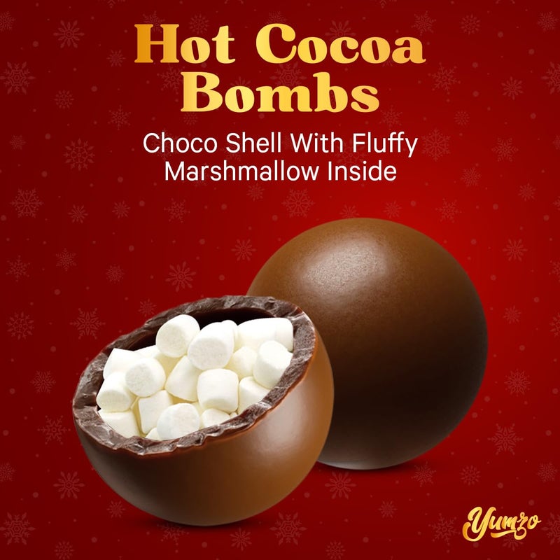 Chocolate Bombs - 3 Pack - Chocolate Bomb Filled with Mini Marshmallows and Cocoa Powder - Makes Large Hot Cocoa Bombs - Fun Party Favor. - Image 2