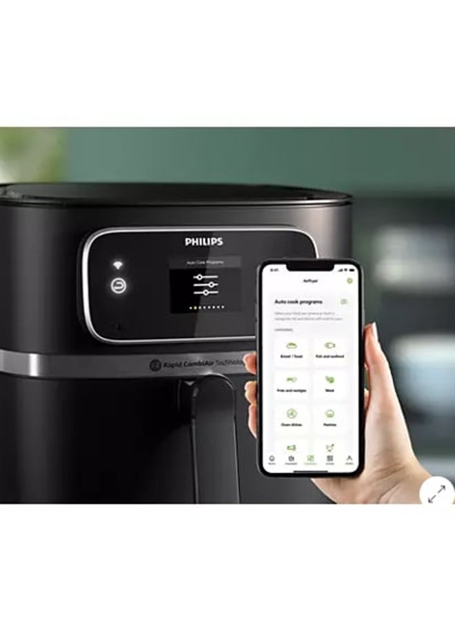 Philips Airfryer Combi XXL Connected 7000 Series 8.3 L 2200 W HD9880/91 Black - Image 2