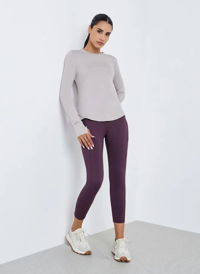 Styli Active Stitch Detail Overlay Side Effect Watch Peep Top