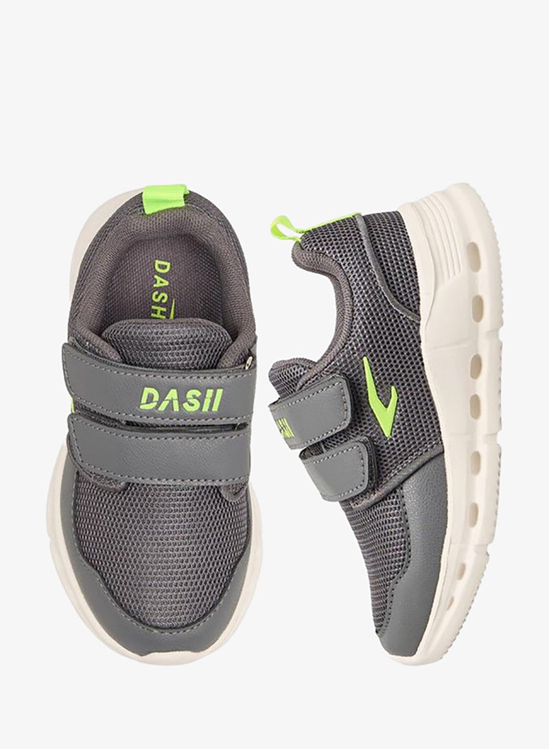 Dash Boys Hook & Loop School Sports Shoes - Image 1