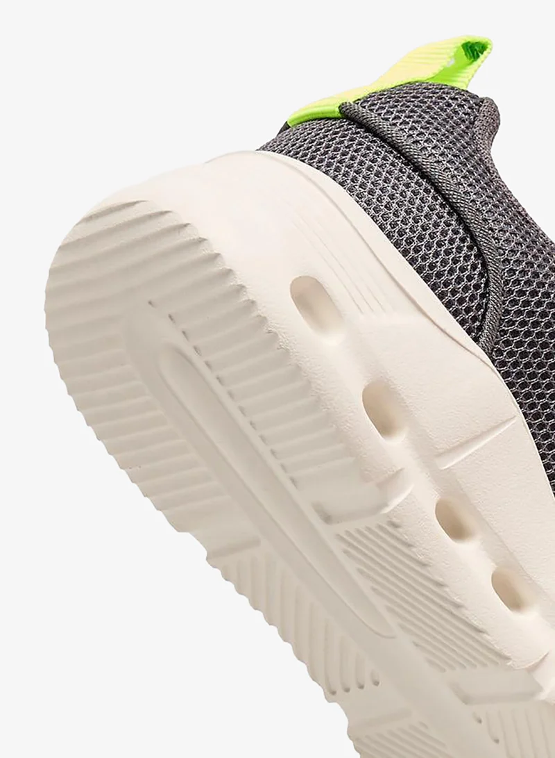 Dash GREY Boys Hook & Loop School Sports Shoes for Men | Best Price UAE