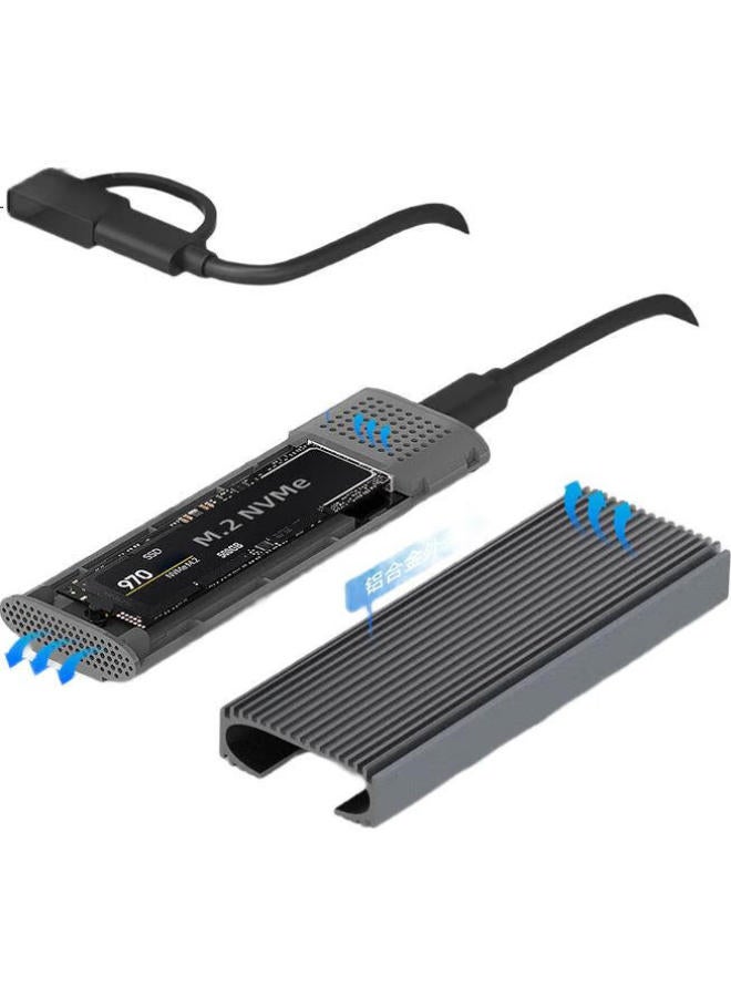 Maiwo K1691 M.2 Nvme/Sata Dual Protocol Hard Drive Enclosure Type-C/Usb3.2 Transfer Ssd Solid State Drive Enclosure For Laptop M.2 Box - Image 1