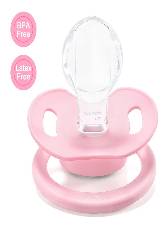 LittleForBig Bigshield Generation-II Adult Sized Printed Pacifier Trans Pride Pattern Pink - Image 4