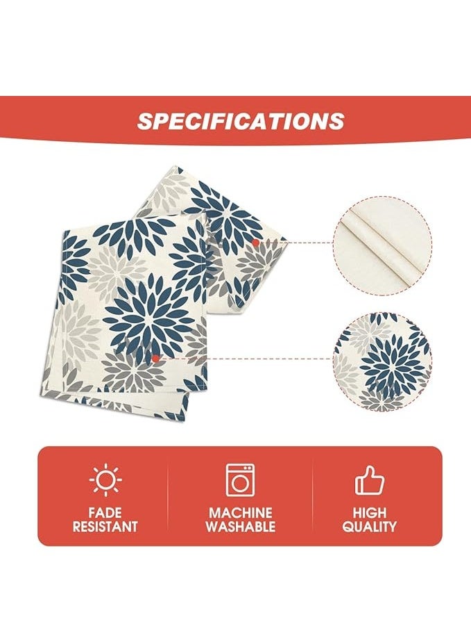 Intex Curtains House Intex Home Linen Velvet Floral Table Runner -  Luxe Textured Fabric For Dining, Special Occasions & Home Décor - Soft, Washable - 1 Piece - Image 3