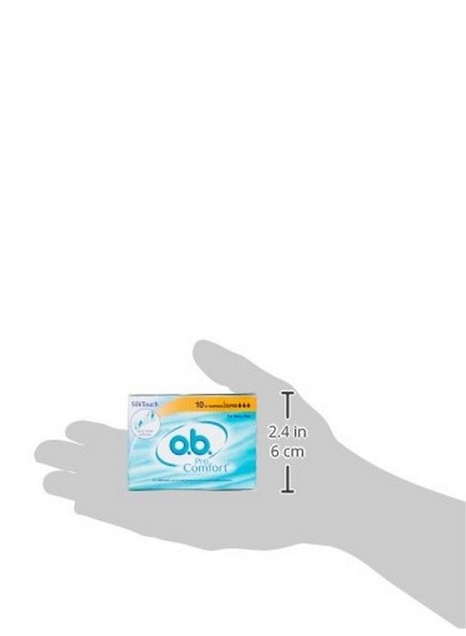 o.b. Procomfort Tampons - Super (Heavy Flow, 10 Piece) - Image 3