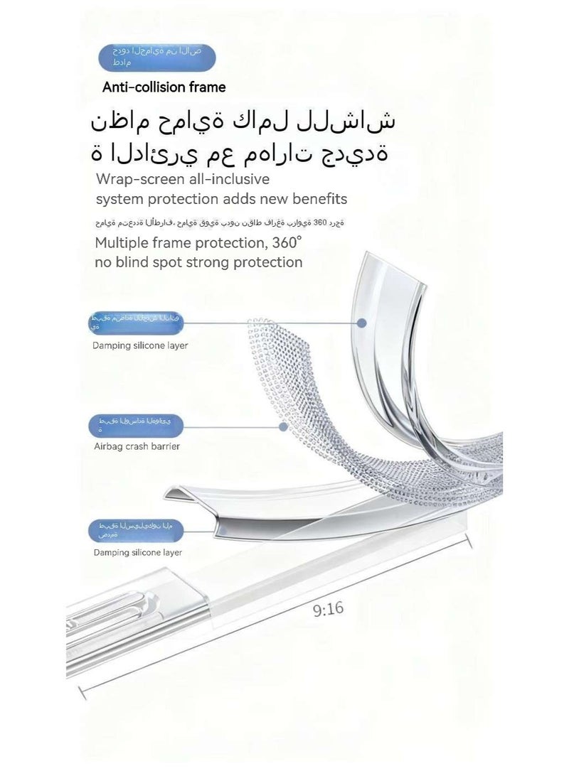 ألترون جراب شفاف مغناطيسي وغير مغناطيسي من ALTRONE Aurora متوافق مع iPhone 17 Pro Max، مضاد للاصفرار، يحمي العدسات، تصميم نحيف مقاوم للصدمات (إصدار 2025) (برتقالي) - Image 2