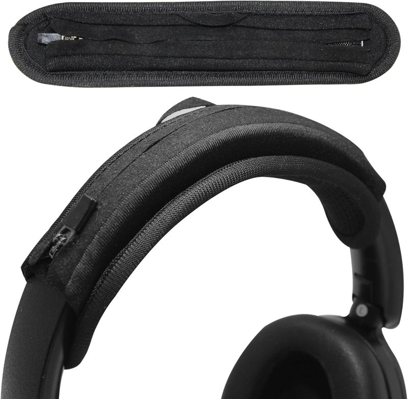 غطاء رأس عالمي من لسماعات Sony وBeats وBose وSoundcore وHyperX وATH وSkullcandy وJBL وJabra، غطاء وسادة حماية للرأس لسماعات Sony XM4 وXM5 وBeats Studio Pro/Solo4 - أسود - Image 1