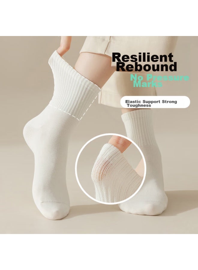 NOLANSEND Nuolansendi Disposable Socks, Portable, Comfortable, Sweat-absorbing, No-wash, Odor-resistant, Mid-calf Socks For Business Trips, Black, 10 Pairs - Image 5