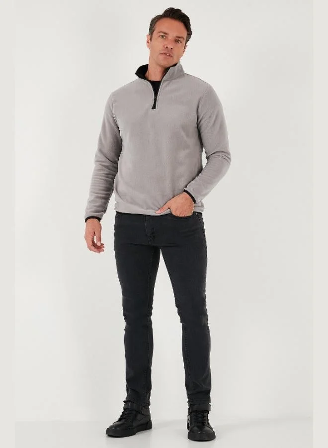 Buratti  Buratti Slim Fit Half Zipper Stand Collar 2-Pack Polar Men's POLAR 5906003S2 for Men | Best Price UAE