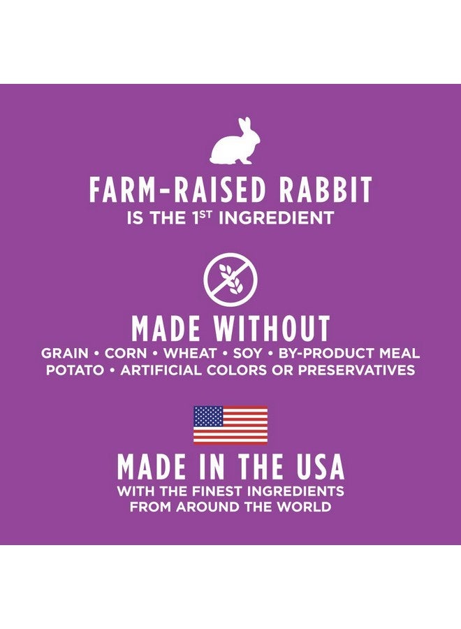 غريزة طعام القطط الجاف الأصلي من إنستينكت، حبيبات نيئة مغلفة، غني بالبروتين، وصفة خالية من الحبوب - أرنب حقيقي، كيس 4.5 رطل - Image 4