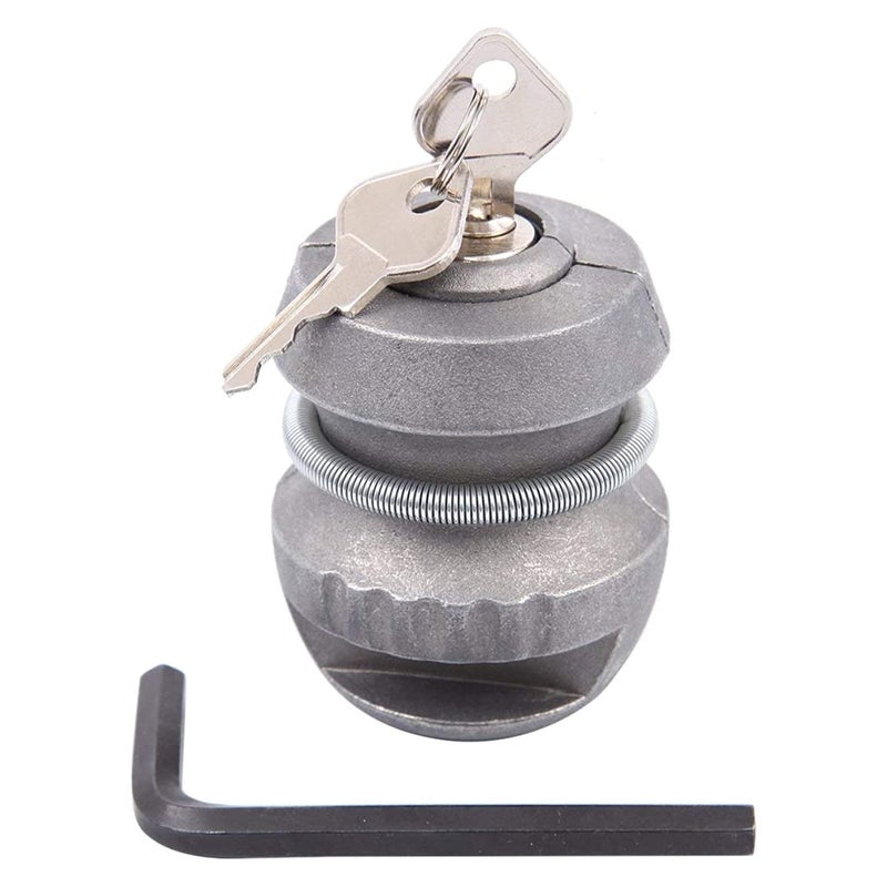 N.C NC Universal Hitchlock Trailer Anti-Theft Trailer Hitch Coupling Lock Tow Ball Lock Caravan Lock - Image 1