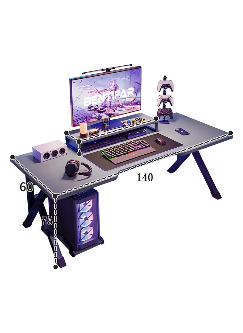 Desktop Computer Desk, Simple Game Table for Home Bedroom Table, Student Writing Study Table (140x60x75cm) - pzsku/ZBDD9126150FFA0DAC4C3Z/45/_/1717690472/3f65ee8d-83cd-4e6d-ad45-cf4899509595