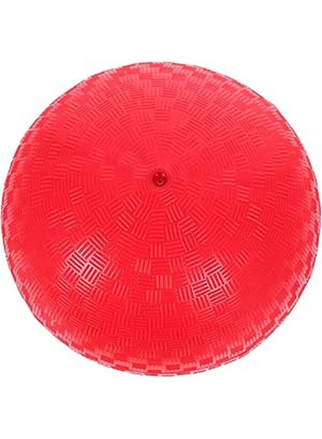 كرة ملعب PVC حمراء للدودج بول وكرة اليد والكيك بول في الهواء الطلق للعب النشط والتعليم المبكر - Image 1