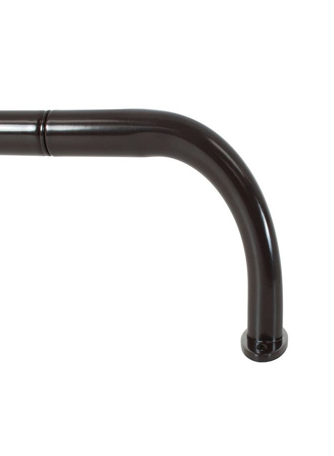Decopolitan Wrap Around Single Rod Set, 46-120", Oil Rubbed Bronze - Image 2