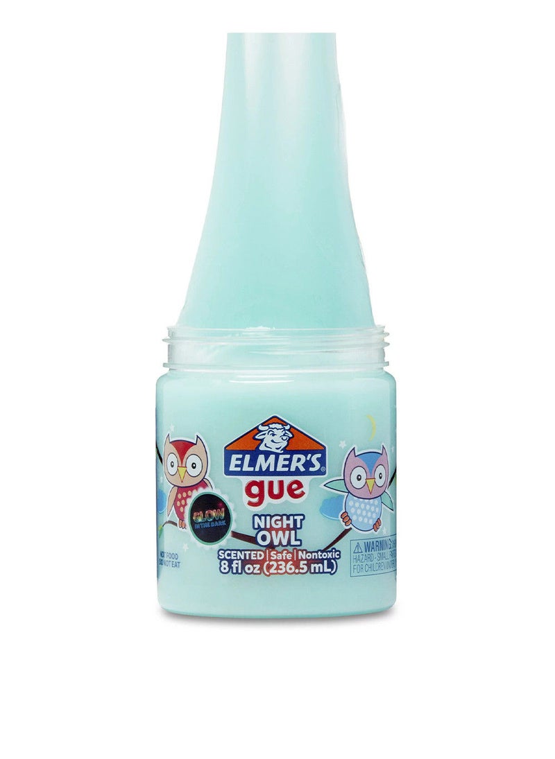 Elmer's Night Owl Glow in The Dark, Scented, Safe and Nontoxic Premade Gue Slime 236.5ML - Image 1