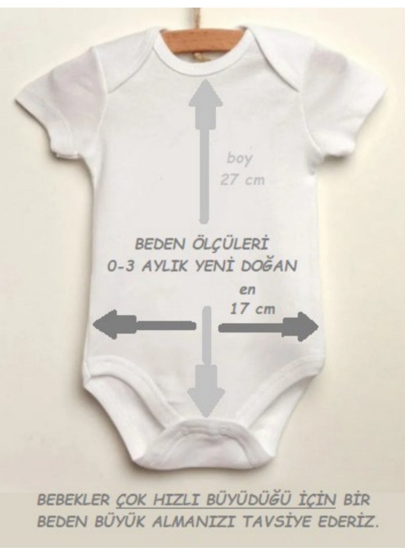 Harmandar - Special Design You Are My Super Hero Dad Printed Organic Cotton Snapback Short Sleeve Bodysuit - Image 1