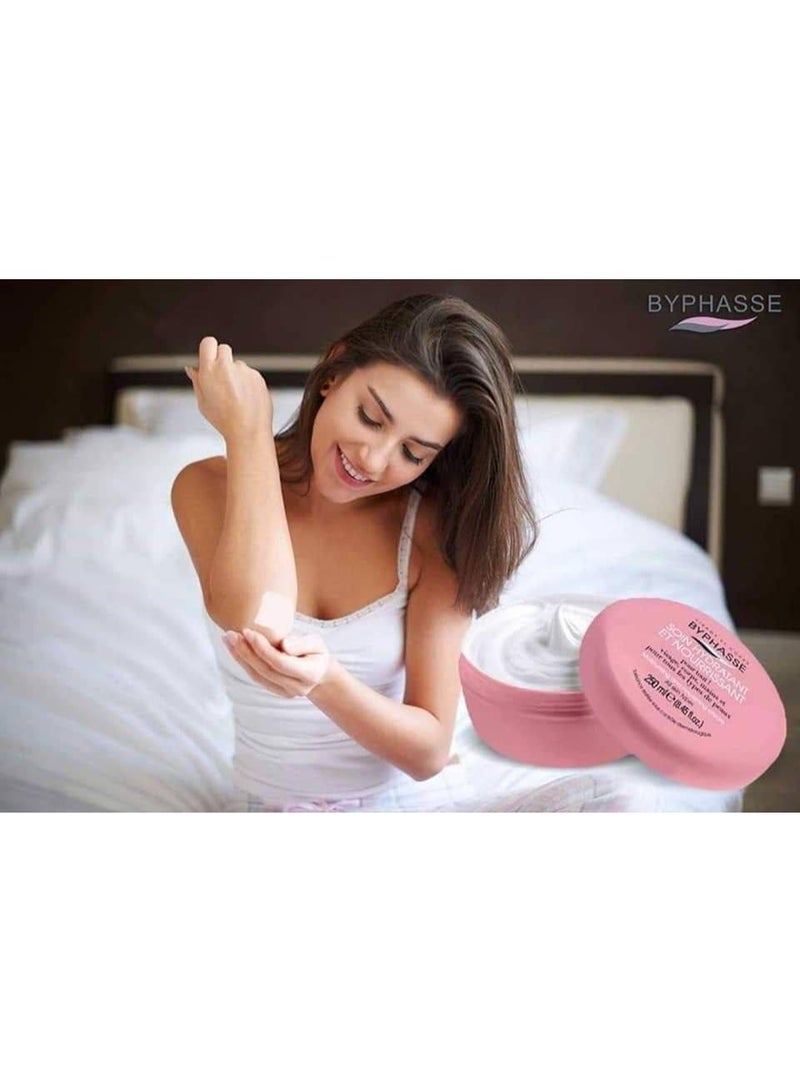 Byphasse Moisturizing and Nourishing Cream for Face and Body, Suitable for All Skin Types. This smooth, fast-absorbing moisturizer has a refreshing scent. - Image 4