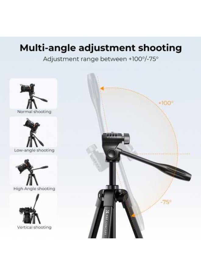 K&F Concept Lightweight Video Tripod - Image 4