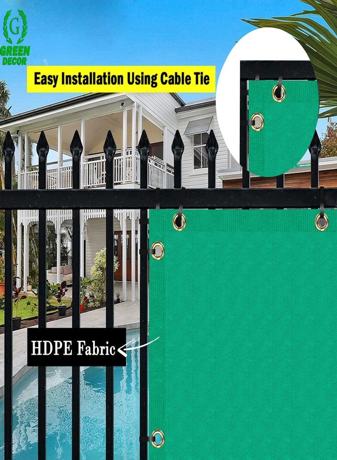 GREEN DECOR HDPE Fabric Self Fold Baby Kids Safety Net Protector for Balcony & Staircase Railing Guard,Balcony Stairway Net Baby Safety Products for Indoor&Outdoor(Green Color, 1.50X1 MTR) - Image 4