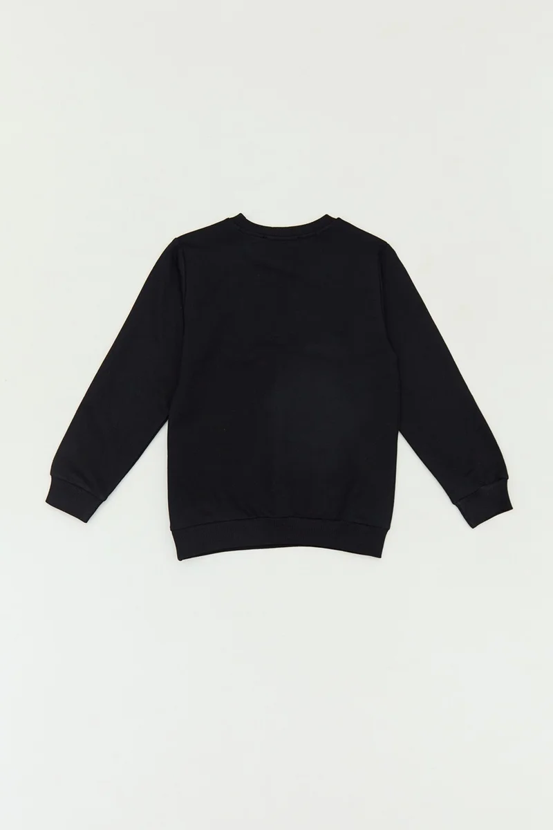 فولامودا Printed Crew Neck Boy's Sweatshirt