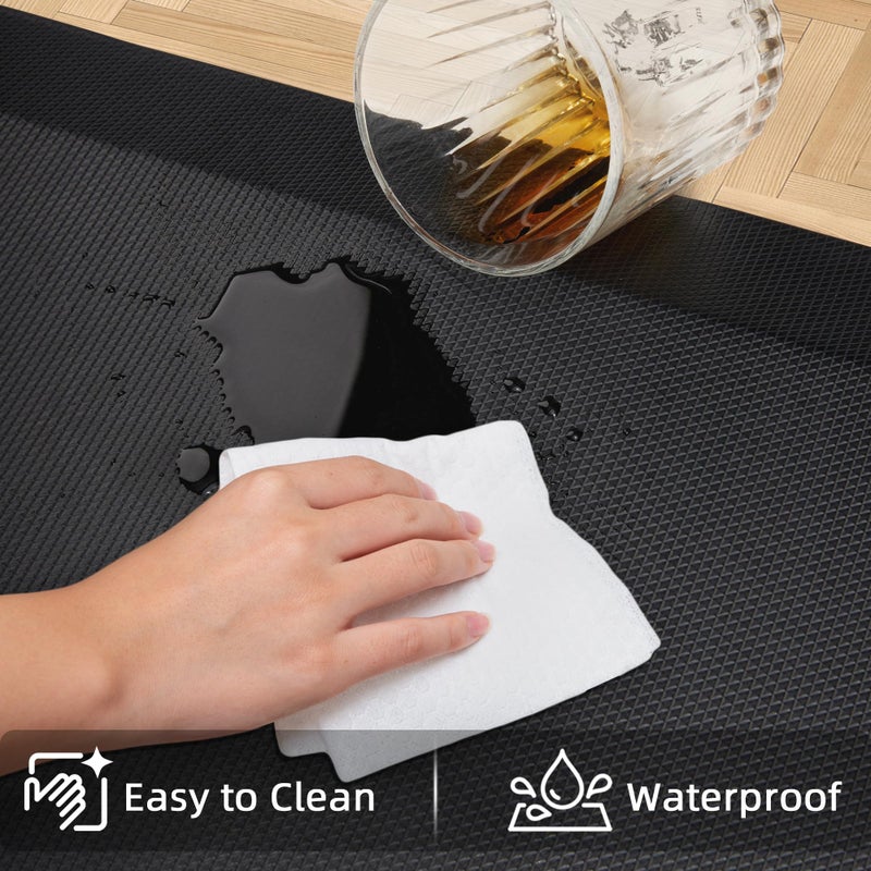 Tyrot Anti Fatigue Kitchen Mats for Floor, 9/10 Extra Thick Cushioned Standing Desk Mat, Comfort Memory Foam Ergonomic Kitchen Rugs and Mats Non-Slip Waterproof for Office, Kitchen, Sink, 20" x 48" - Image 3