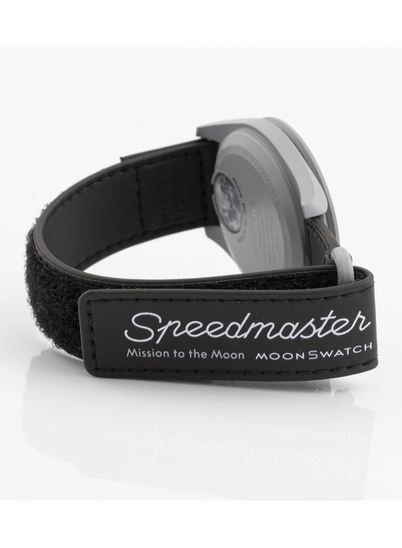 Omega x Swatch Moon Swatch Mission to The Moon Speedmaster Black - New, SO33M100