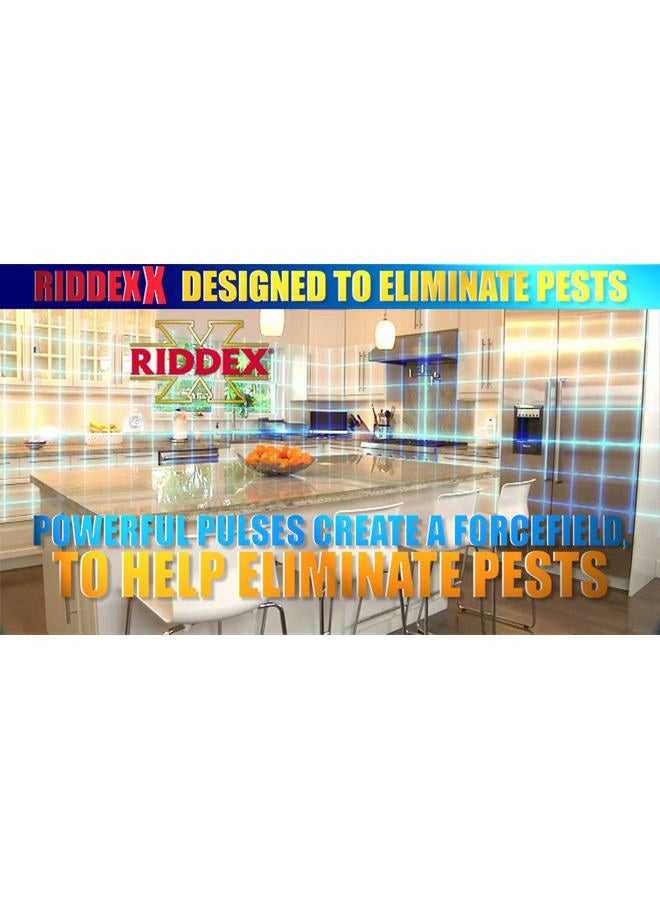 Riddex X Plus Insect Repellent - Plug in, Mouse Deterrent - Pest Reject for Defense Against Rats, Mice, Roaches, Bugs and Insects - Control Pests with No Toxins - Image 5